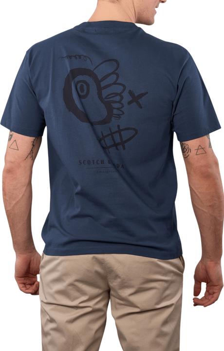 Produktbild Scotch & Soda Regular fit front and back artwork T-shirt (L)