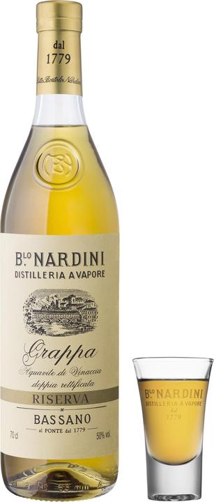 Actual product image Nardini Grappa Riserva 50% 70cl (1 x 70 cl)