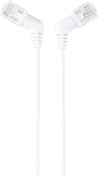 Produktbild Renkforce RF-6071558 RJ45 Netzwerkkabel, Patchkabel CAT 6 U/UTP 0.50 m Weiss Stec (U/UTP, CAT6, 0.50 m)