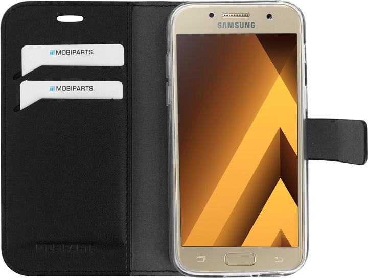 Produktbild Mobiparts Classic Wallet Case Samsung Galaxy A3 (2017) Black (Samsung Galaxy A3 (2017))