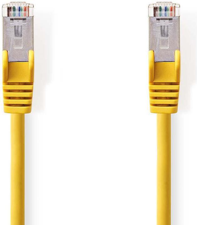 Actual product image Nedis CCGP85121YE200 Network cable CAT5e SF/UTP RJ45 male - RJ45 male 20 m Yellow (SF/UTP, CAT5e, 20 m)
