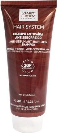 Immagine prodotto Martiderm Hair System 3gf Champu Anticaida Antisebor 200ml. (Shampoo liquido)