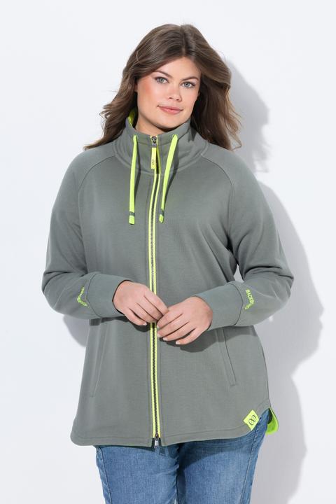 Produktbild Laurasøn Sweatjacke, Stehkragen, Zipper, Langarm (48)