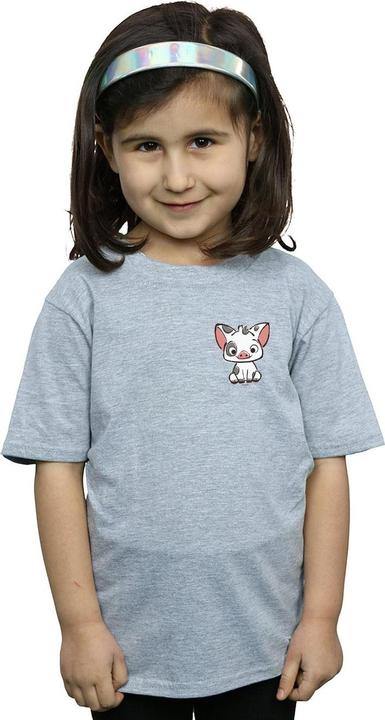 Produktbild Disney Moana Pua The Pig Breast Print TShirt Mädchen (140, 146)