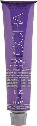 Image du produit Schwarzkopf Professional Igora Royal Fashion Lights - L-22 Bleu foncé (L-22 Bleu foncé)