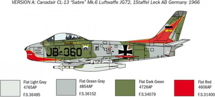 Immagine prodotto F-86E Sabre in scala 1:48