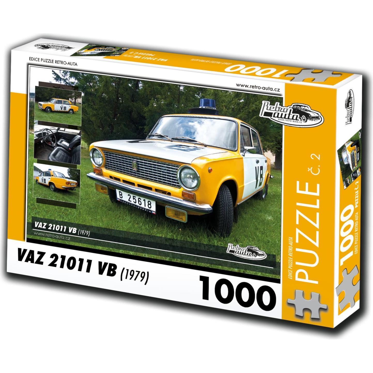 Retro-auta Puzzle Nr. 2 Vaz 21011 UK (1979) 1000 Teile