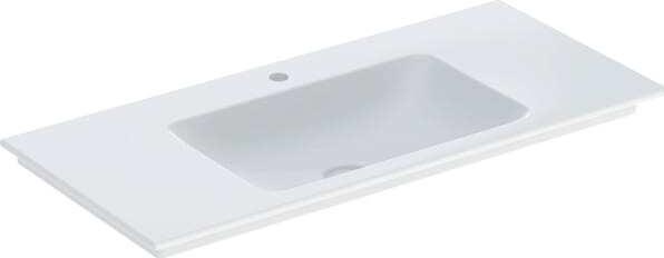 Geberit ONE Möbelwaschtisch Abgang vertikal, 105x14x48cm, 505.01 (480 mm, 1050 mm)