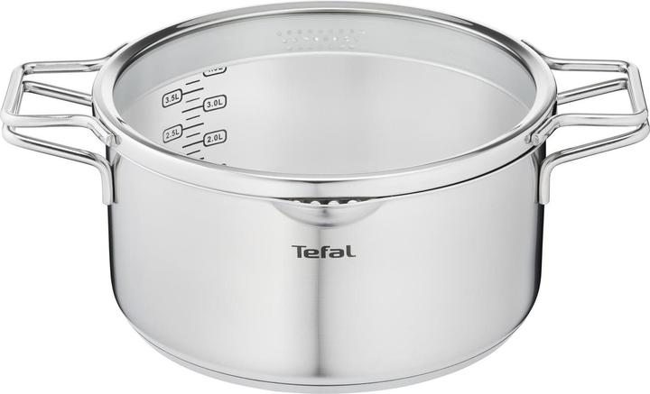 Produktbild Tefal Nordica Kochtopf mit Deckel 24 cm (24 cm, Kochtopf, Edelstahl)