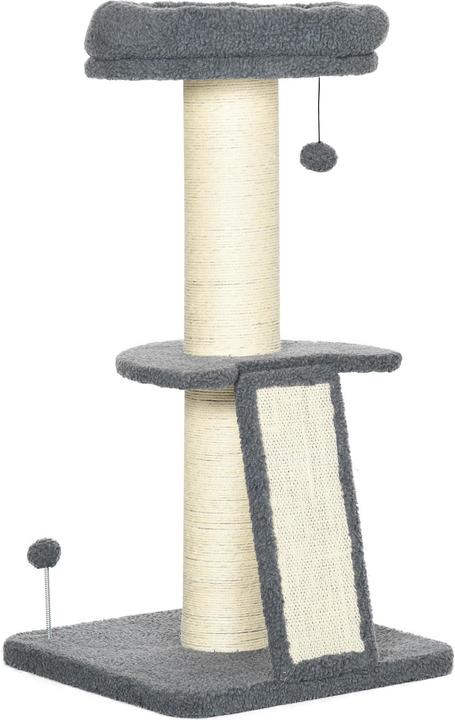 Actual product image Jamb Scratching post (92 cm, Dark grey+cream white)