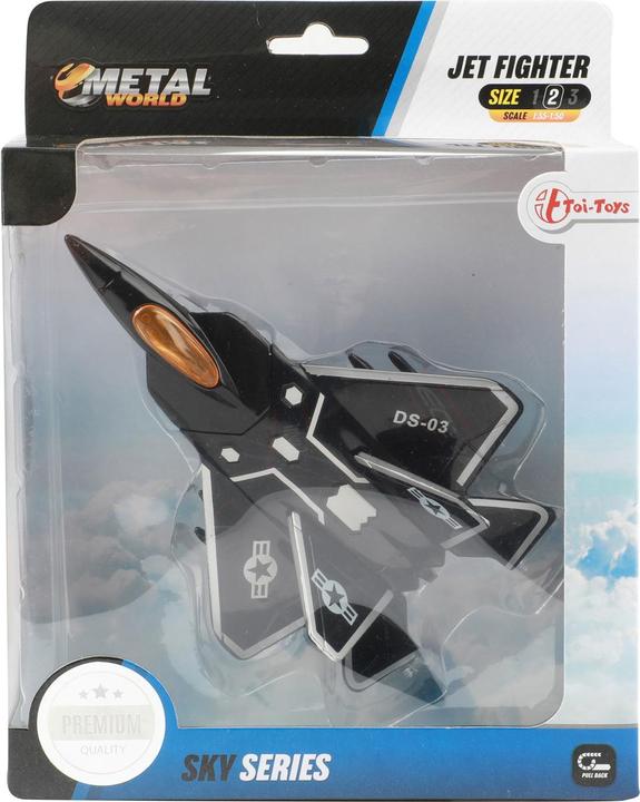 Toi-Toys Zurückziehbares Kampfflugzeug aus Metall