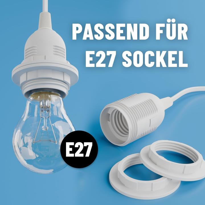 Actual product image greate Lampenfassung E27 mit Schalter & Kabel