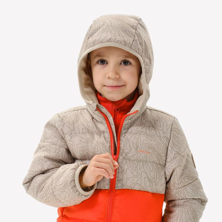 Produktbild Quechua Winterjacke Kleinkinder Gr. 92–116 Wandern - NH500 orange/beige (122)