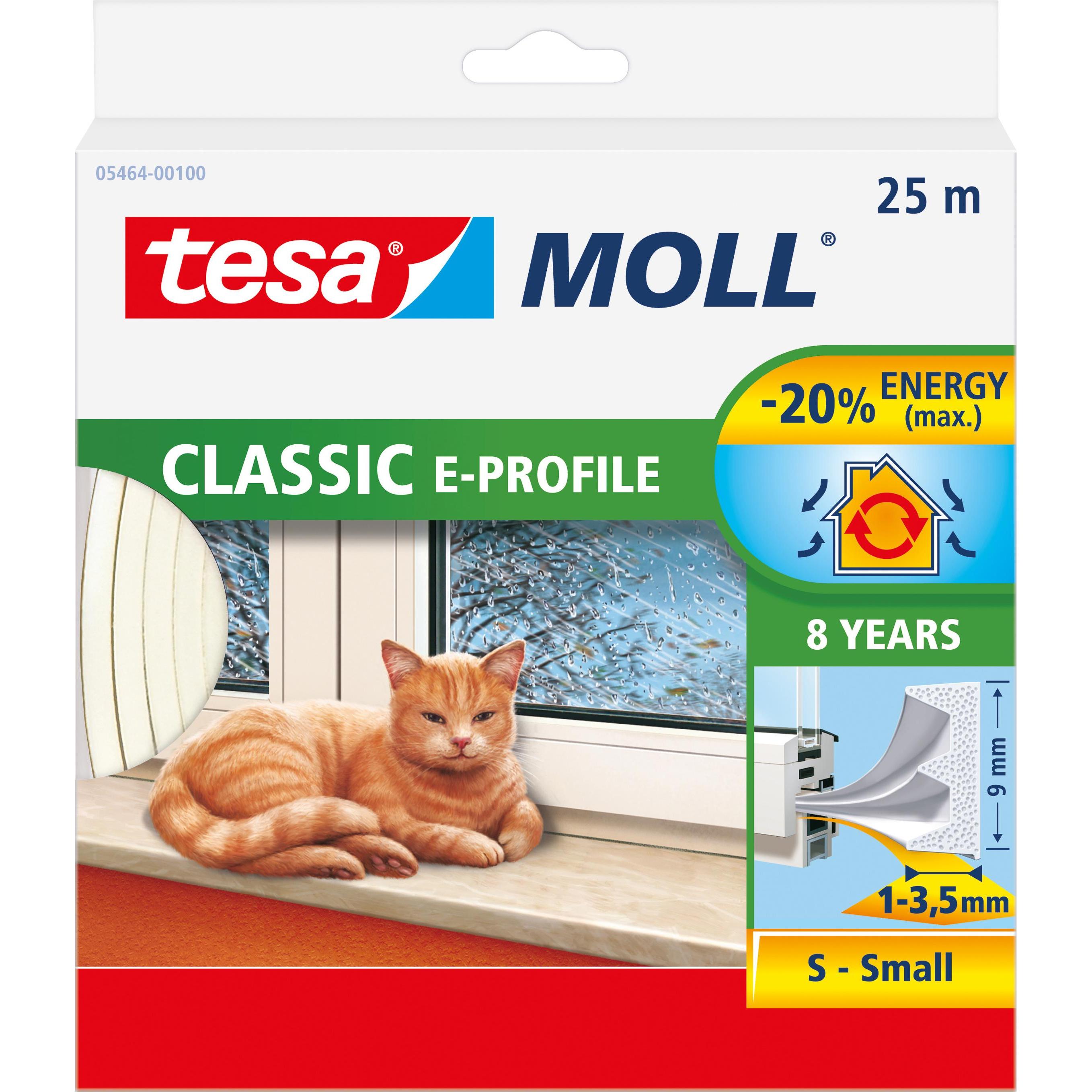 tesa, Sigillante, Profilo E (0.30 kg, Bianco)