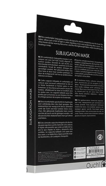Actual product image Ouch! Subjugation Mask