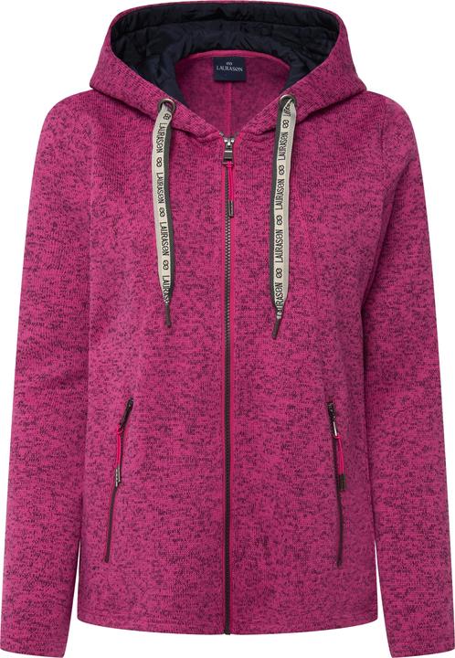 Actual product image Laurasøn Melange Knit Fleece-Lined Zip Up Jacket (S)