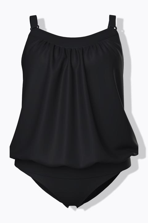 Actual product image Ulla Popken Elastic Hem Tankini Set (46, 48)