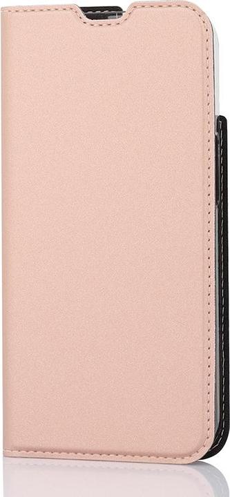 Wave BookCase -suojakotelo, iPhone 13, ruusukulta (Apple iPhone 13)