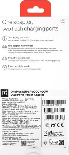 Immagine prodotto OnePlus Adattatore di alimentazione Supervooc (100 W)