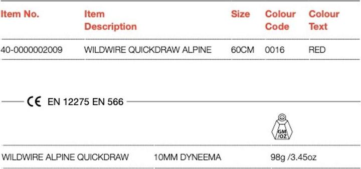Produktbild Wild Country Wildwire Alpine Express Set