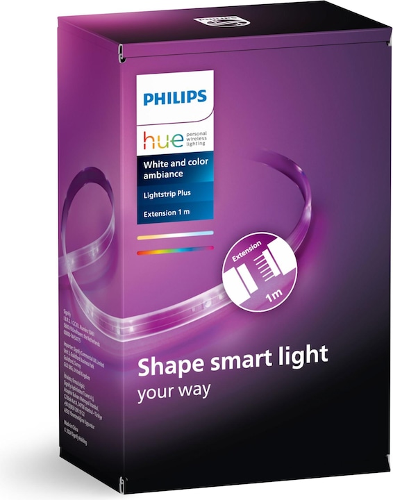 Actual product image Philips Hue Lightstrips BT Extension (RGBW, 100 cm, Indoor)