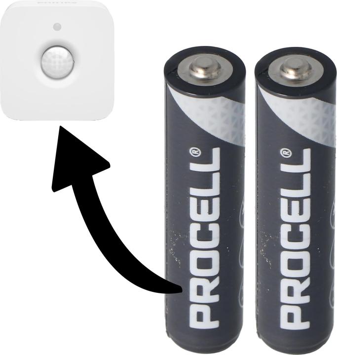 Immagine prodotto Duracell Batterie für Philips HUE Motion Indoor Sensor (2 pz., AAA)
