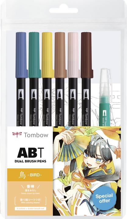 Produktbild Tombow Dual Brush Pen Etui (6x)