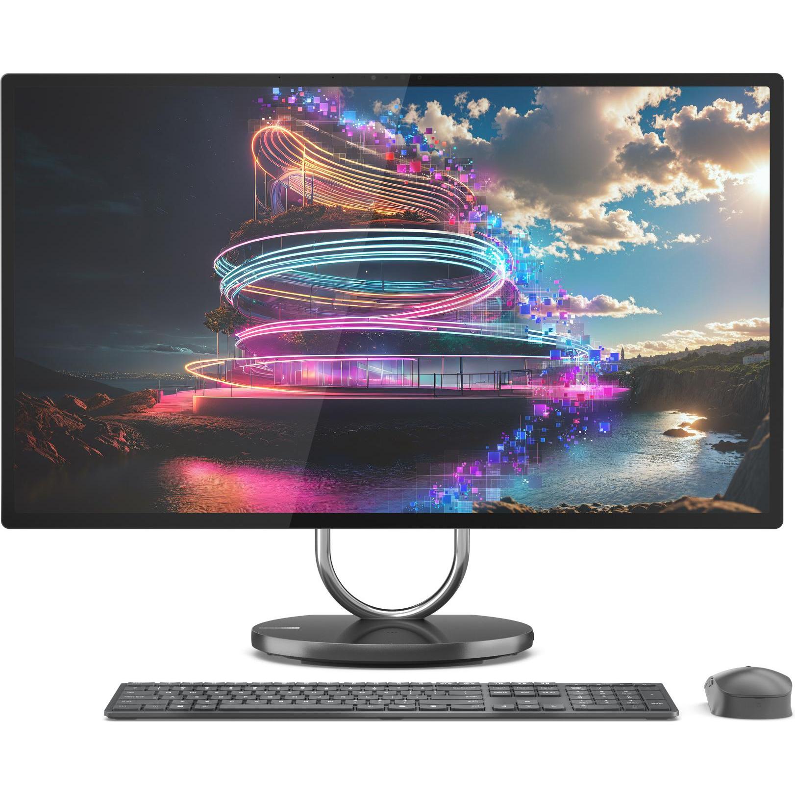 Lenovo Yoga AIO 32ILL10 (32 GB, 1000 GB, GeForce RTX 4050), PC, Grau