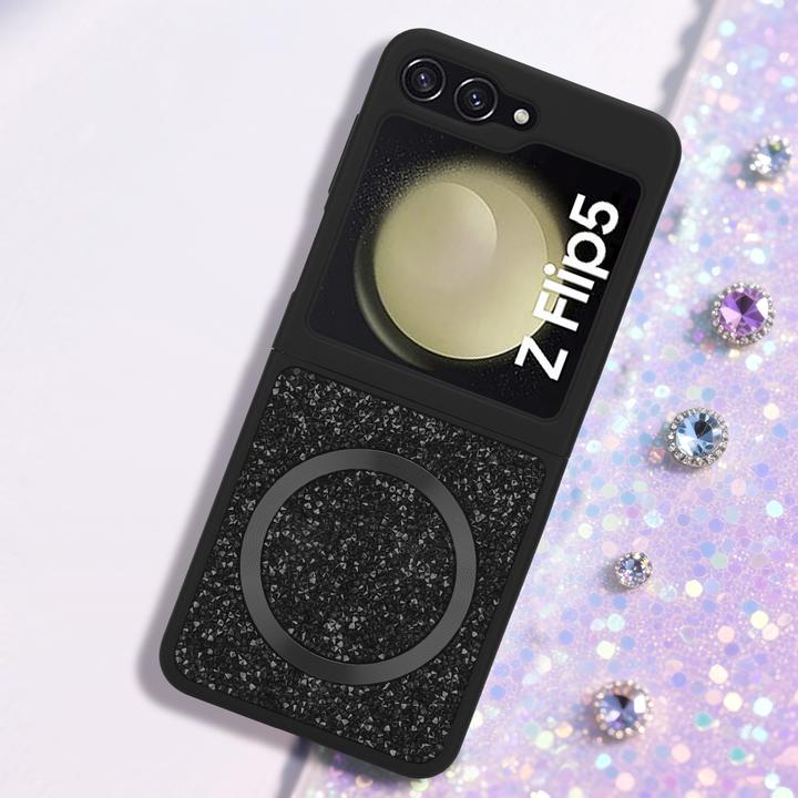 Image du produit Cadorabo Coque pour Samsung Galaxy Z FLIP 5 Paillettes Scintillant Design (Samsung Galaxy Z Flip 5G)