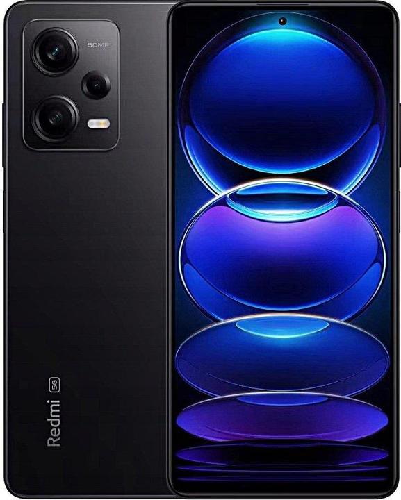 Productafbeelding Xiaomi Redmi Note 12 Pro 5G (6GB) (128 GB, Middernachtelijk zwart, 6.67", Dubbele SIM, 5G)