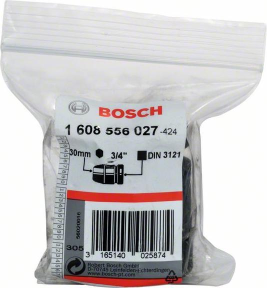 Produktbild Bosch Professional Zubehör Steckschlüsseleinsatz, SW 30 mm, L 53 mm, 44 mm, M20, 46,5 mm (30 mm)