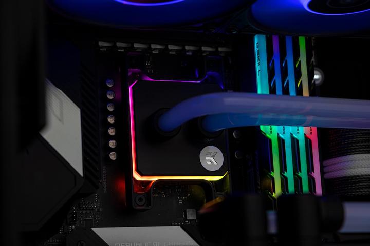 Produktbild EKWB EK-Quantum Magnitude D-RGB AM4 Wasserkühler - Nickel + Acetal