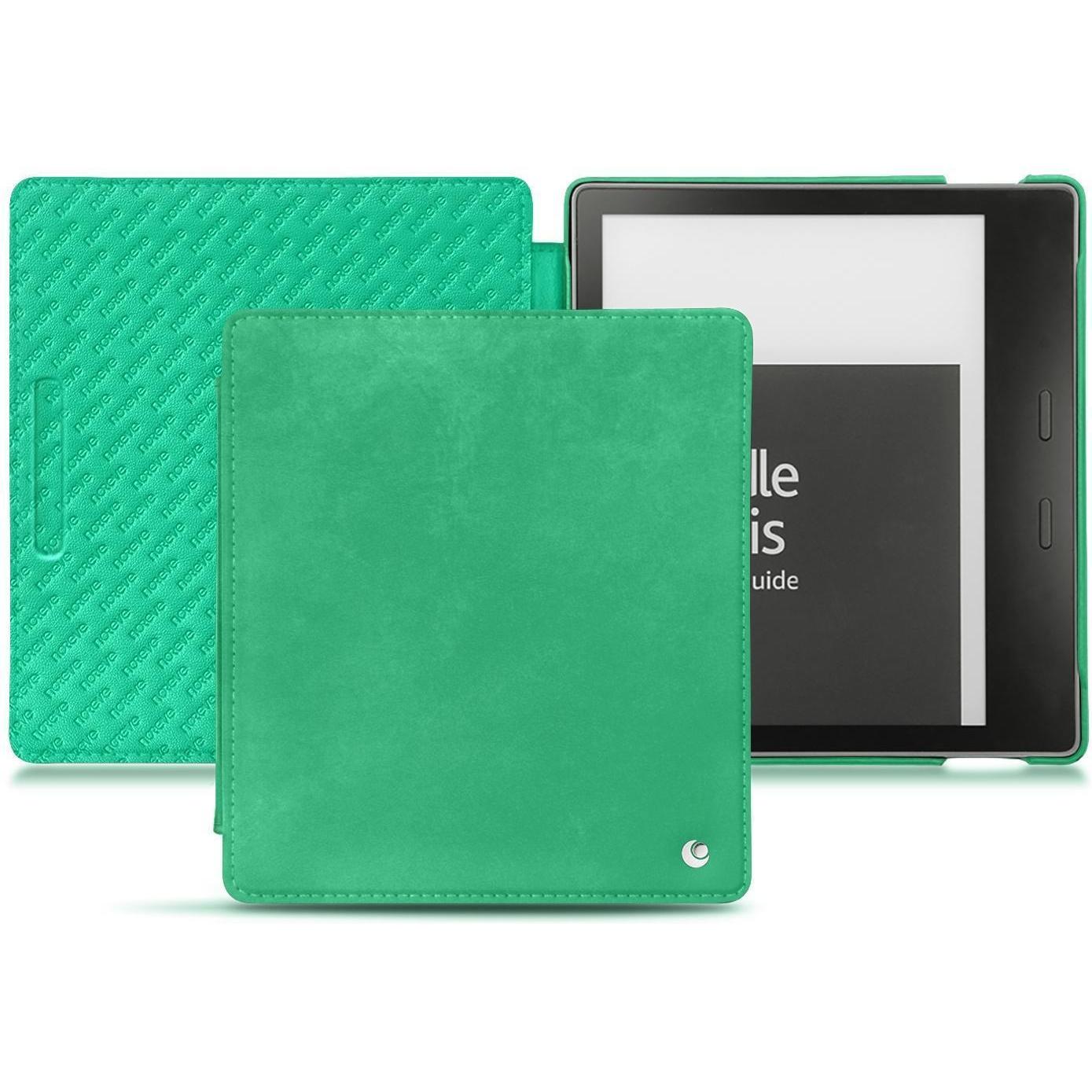 Noreve Lederschutzhülle horizontal, eReader Zubehör, Grün