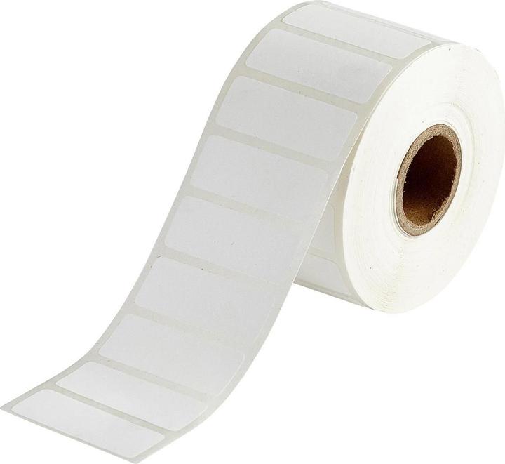 Produktbild Brady BPT-540-105, B-7604, Thermopapier, Weiss, 101.60 x 25.40 mm, permanent (1 VE = 12 Rollen á 13 (10.16 cm)