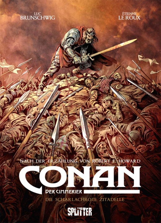 Immagine prodotto Conan der Cimmerier: Die scharlachrote Zitadelle (Tedesco, Robert E. Howard., Etienne Le Roux, Luc Brunschwig, 2019)