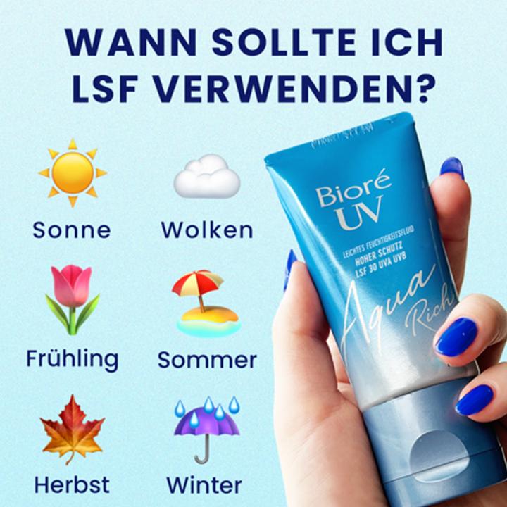 Produktbild Bioré Aqua Rich UV (Sonnengel, SPF 50, 50 ml)