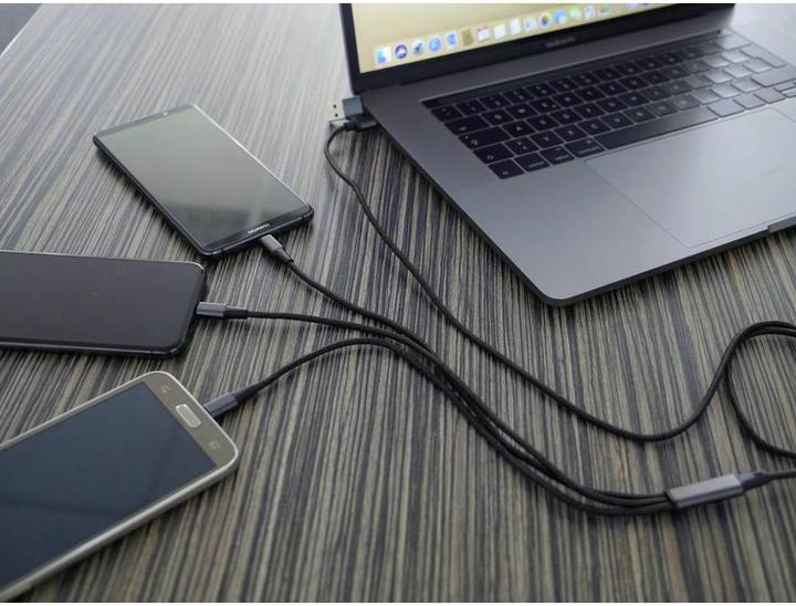 Produktbild Smrter USB C – USB C/Lightning/Micro USB (1.20 m, USB 2.0)