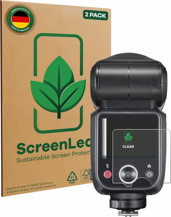 2x ScreenLeaf Clear Protection D'écran Durable Pour Nikon ZR