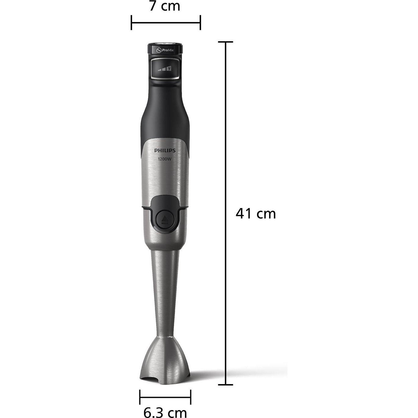 Thumbnail - Philips 5000 Series HR2683/00 Stabmixer, Stabmixer, Schwarz, Silber