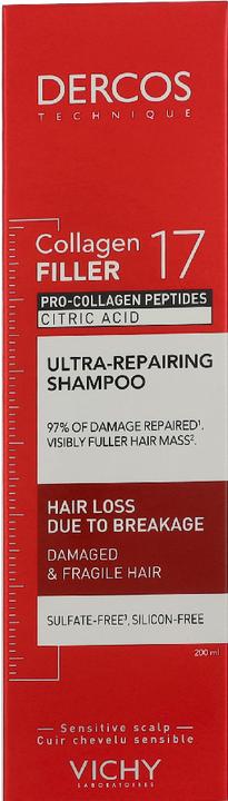 Actual product image Vichy Dercos C17 Shampoo Ultra-Reparierend (Liquid shampoo, 200 ml)