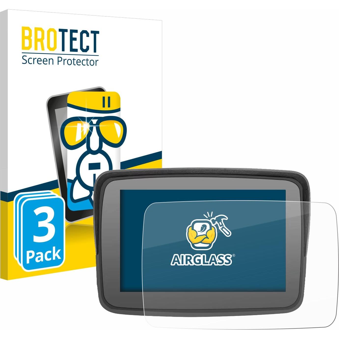 BROTECT, Fahrzeug Navigation Zubehör, Schutzglas Schutzfolie Displayschutz Display Schutz Glas Folie klar
