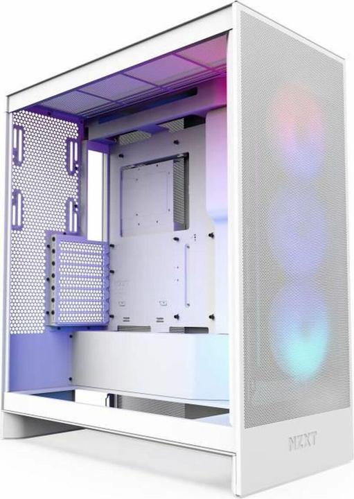 Produktbild NZXT H7 Flow (2024) RGB Wit - Midtowermodel (CM-H72FW-R1) (ATX)