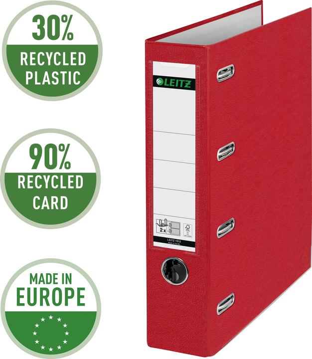 Actual product image Leitz Plastic double folder with two mechanisms (A5, 75 mm, 1 pcs.)