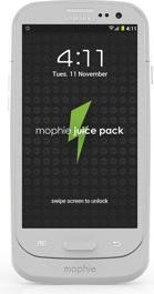 Image du produit mophie JuicePack - Etui avec batterie intégrée - Galaxy S3 - white (2300 mAh)