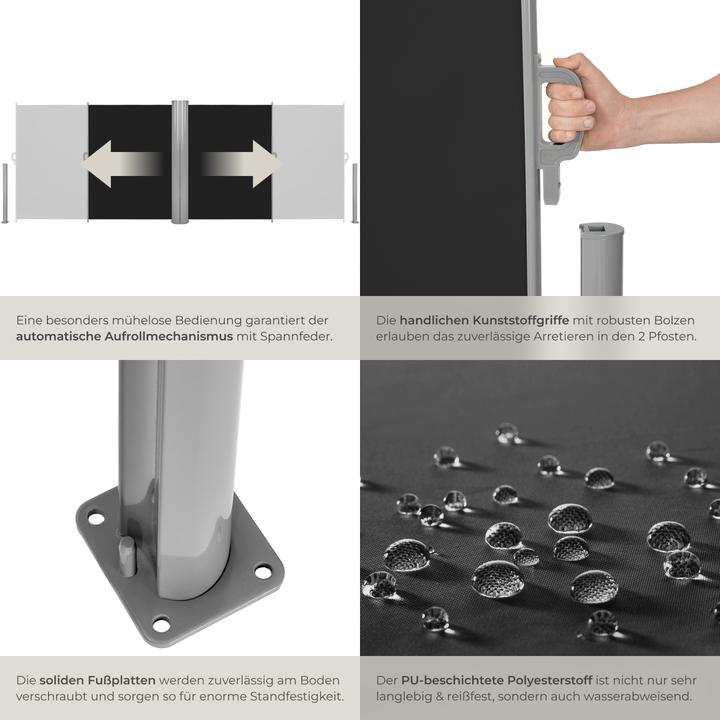 Image du produit tectake Paravent (1.80 m)