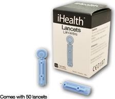Actual product image iHealth Box with 50 lancets for BG5