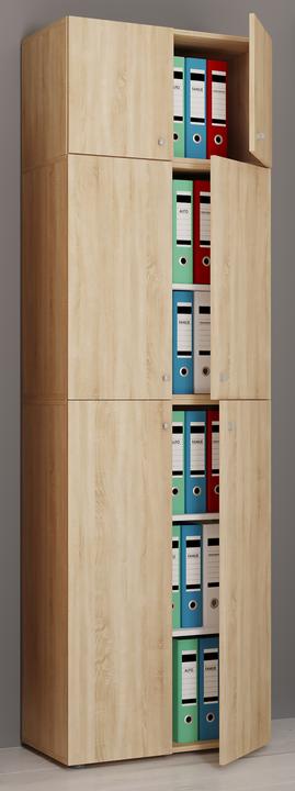 Produktbild VCM Büroschrank Aktenschrank Lona 5-fach Aufsatz (70 x 39 x 223 cm)