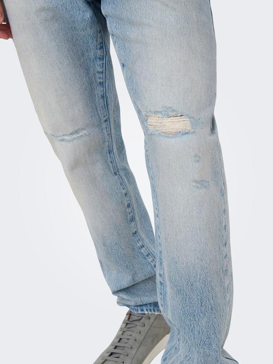 Actual product image Only & Sons ONSEDGE Mittlere Taille Gerade geschnitten Jeans Normal geschnitten jeans (W31/L32)
