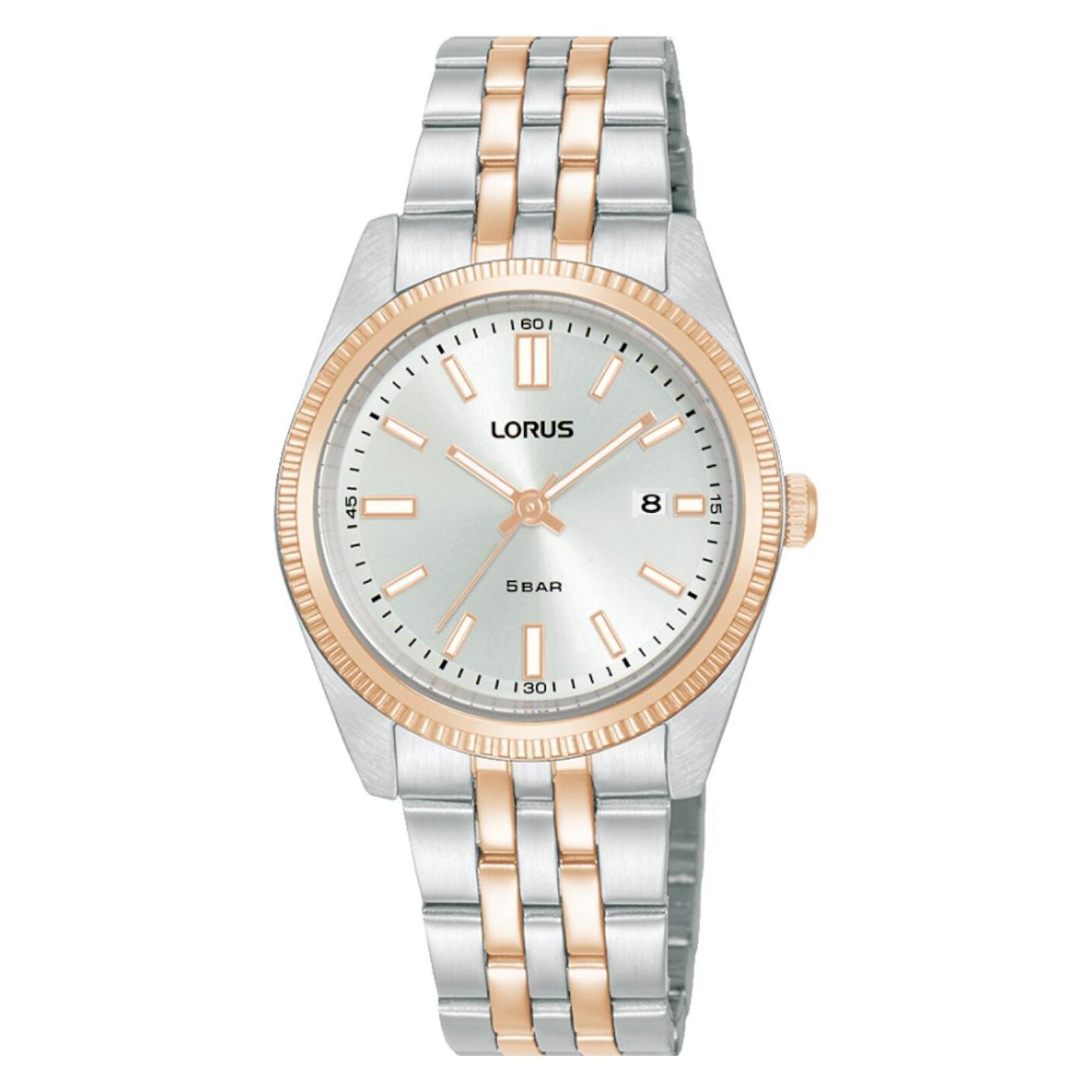 Lorus, Horloge, RJ282BX9, Goud, Zilver, (Analoog Horloge, 30 mm)