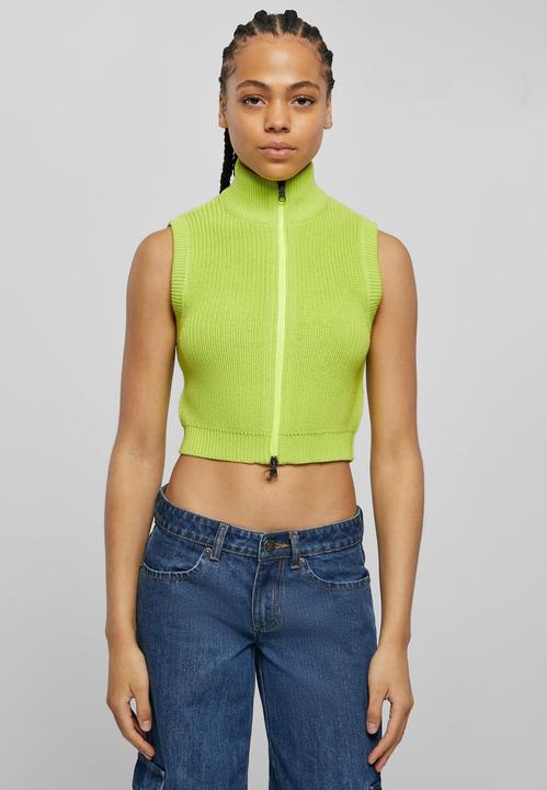 Actual product image Urban Classics Ladies Short Knit Vest (XL)